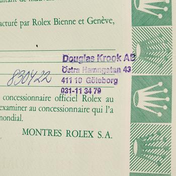 DAMARMBANDSUR, Rolex, Oyster Perpetual, date, automatisk.