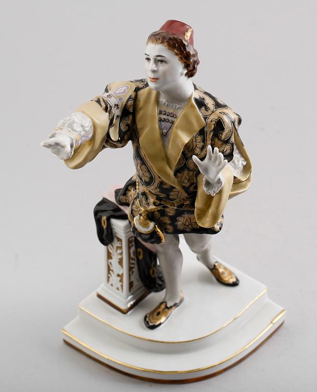 FIGUR, porslin, Ryssland, 1900-talets mitt.