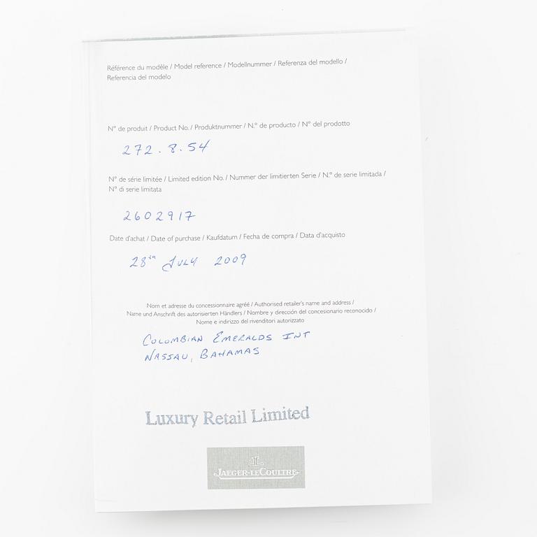 Jaeger-LeCoultre, Reverso Duoface, Night & Day, wristwatch, 42.2 x 26 mm.