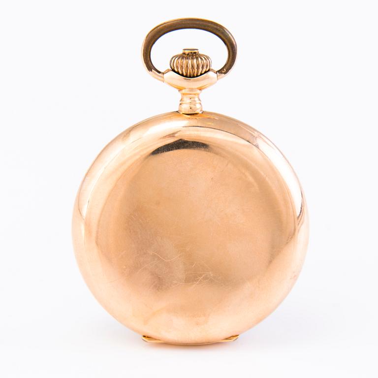 LONGINES, pocket watch, hunting case, 50 mm.