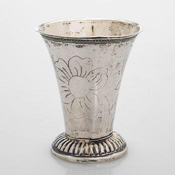Petter Törnqvist, bägare, silver, Tavastehus 1796.