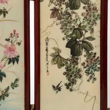 A table folding screen, China, 20th century/21st century.