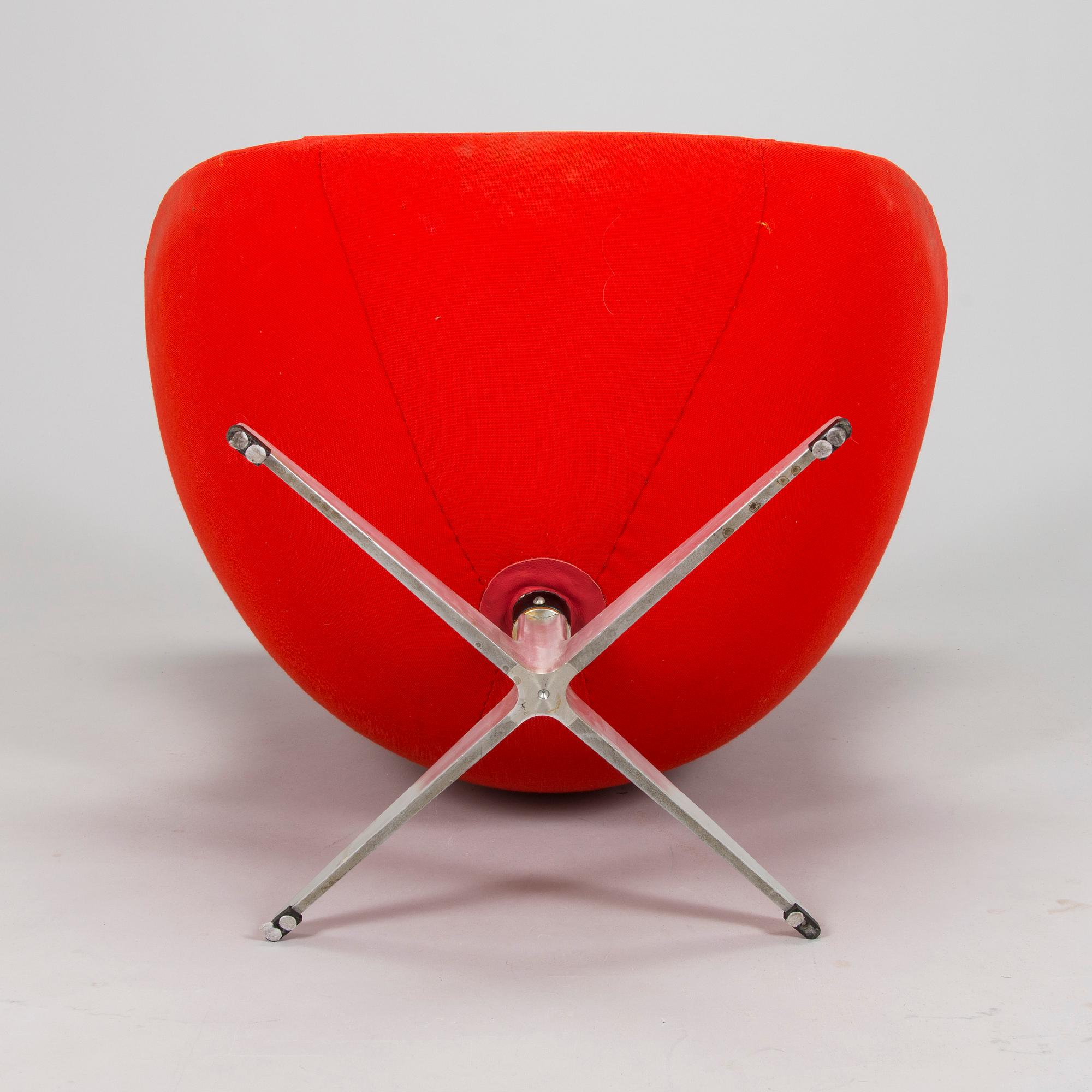 Arne Jacobsen, fåtölj "Ägget", Fritz Hansen, Danmark troligen 1970-tal.