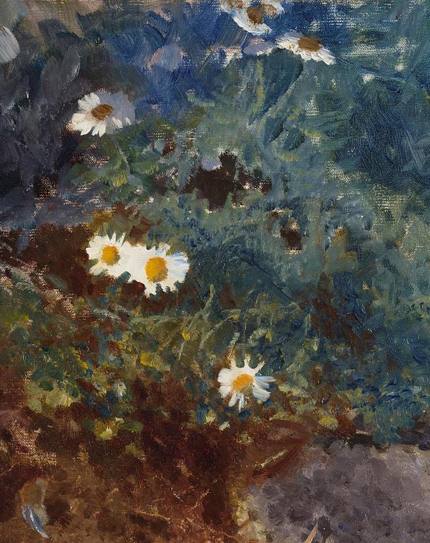 Bruno Liljefors, Partridge with chicks.