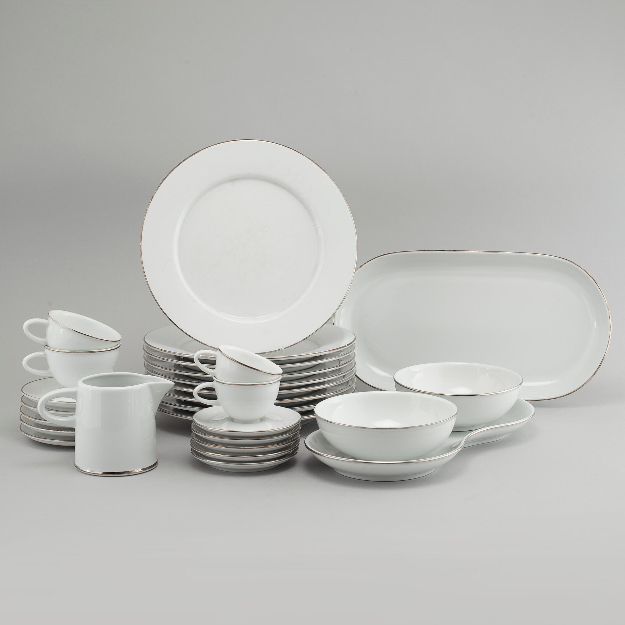 JONAS BOHLIN, matservis, 68 delar, porslin, "Corona", Rörstrand.