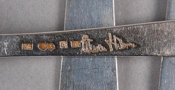 BESTICK, servis 26 delar, silver, Wiwen Nilsson, Lund 1950-60-tal.