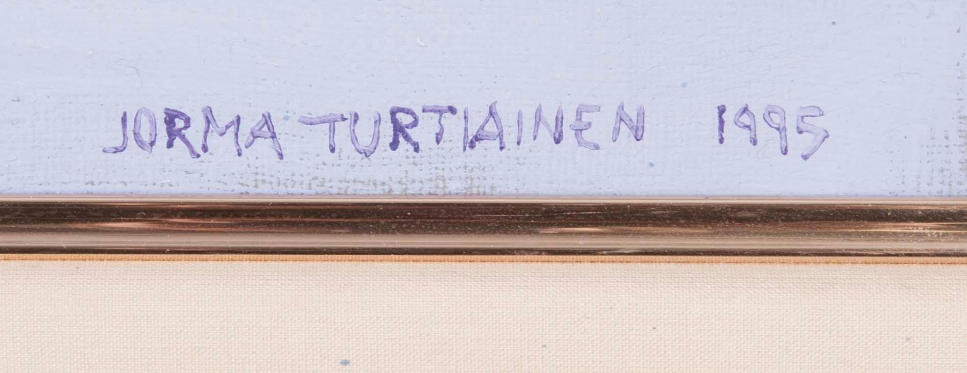 JORMA TURTIAINEN, olja på duk, signerad och daterad 1995.