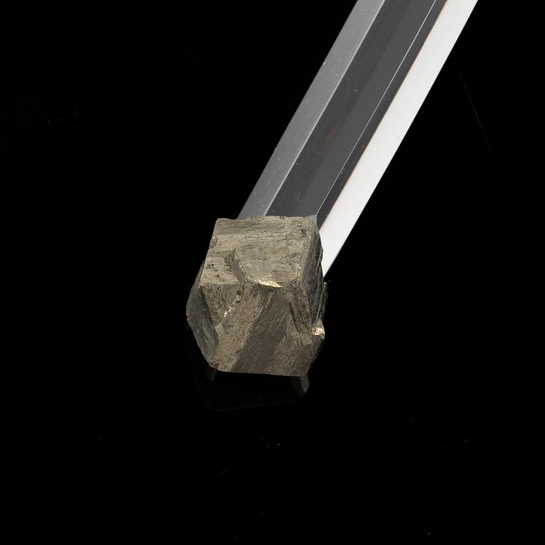 Siv Lagerström, two collars, acrylic plastic and pyrite.