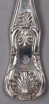 RAGUSKED, silver, Gustaf Theodor Folcker, Stockholm. 1852. Vikt ca 110 gram.