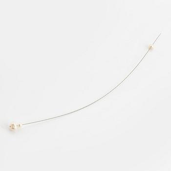 Steel and pearl necklace, Sofia Björkman.