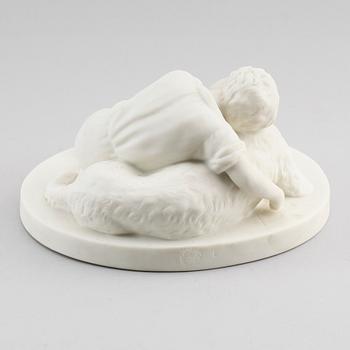 FIGUR, parian, Gustavsberg 1929.