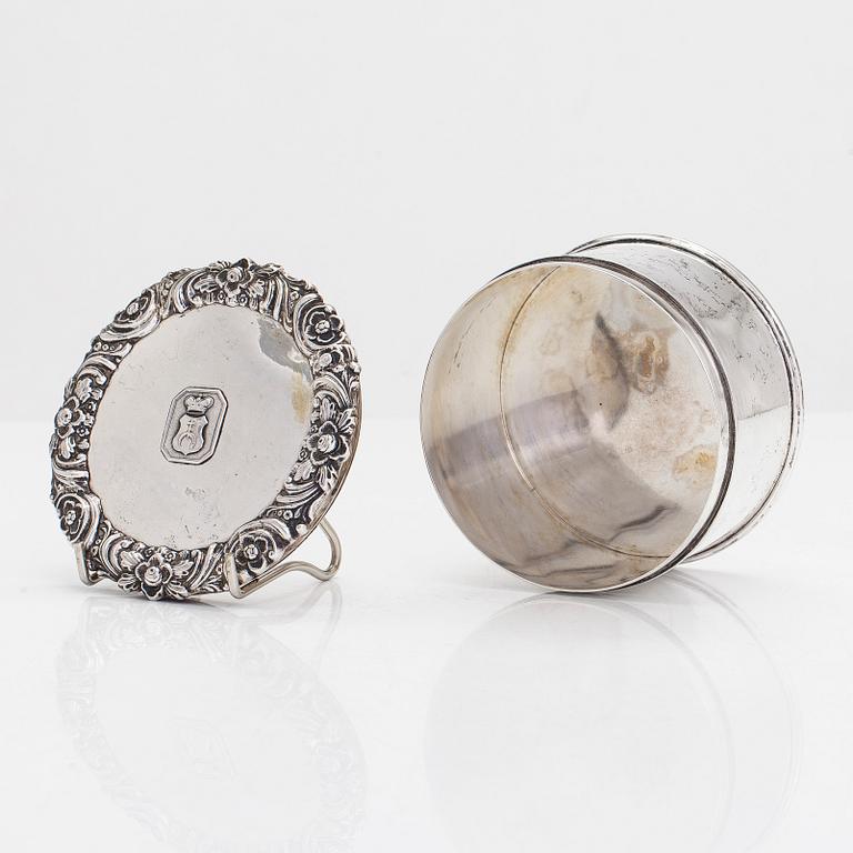 Skrin, silver, Wien 1837, mästarstämpel STM.