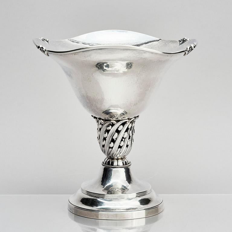 Kay Bojesen, a Danish silver bowl, Swedish Importmarks CG Hallberg 1918.