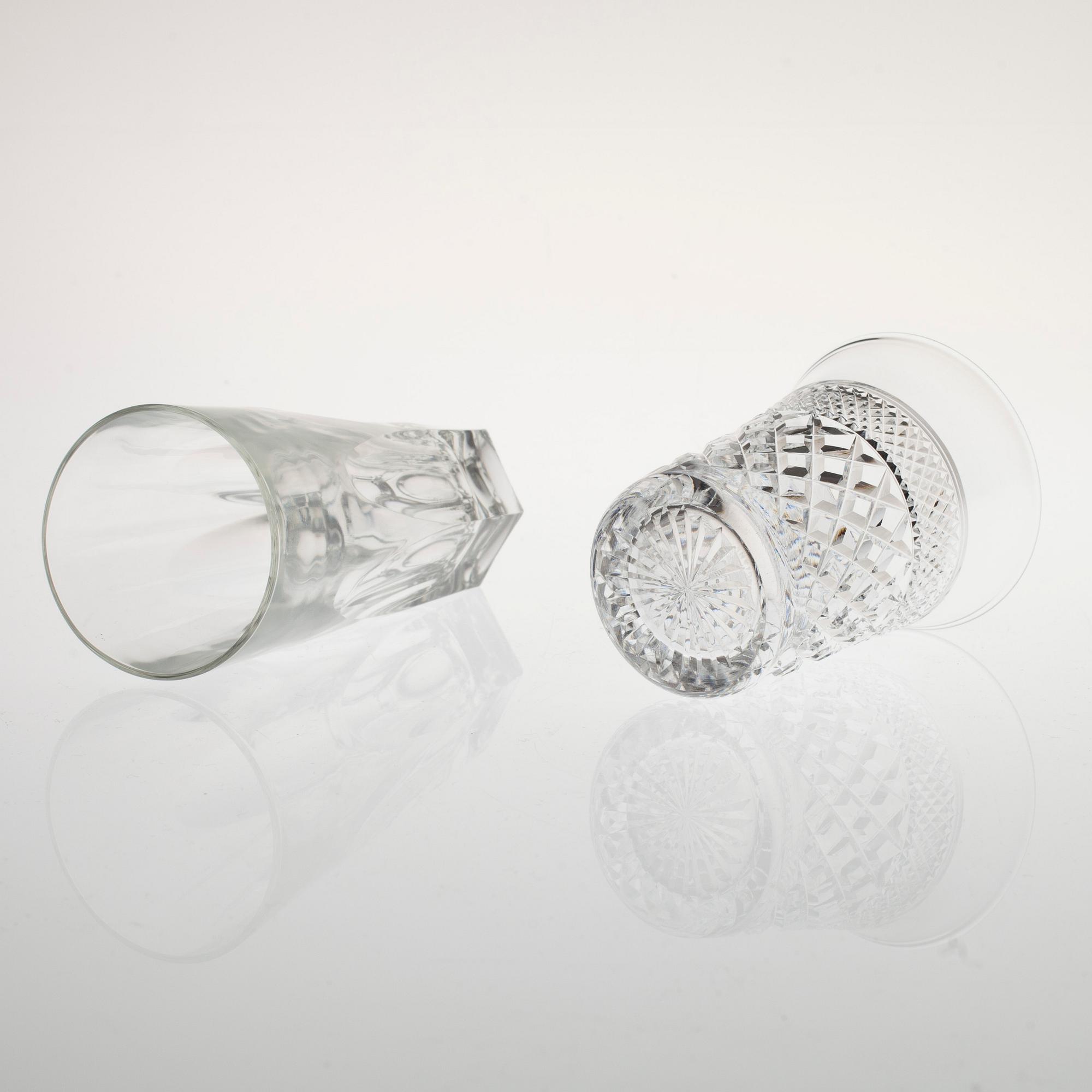 DRICKSGLAS, 9 + 16 st, 1900-talets senare hälft.