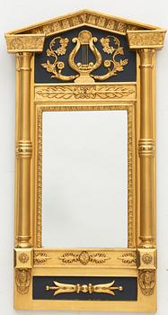 Mirror, Empire style, circa 1900.