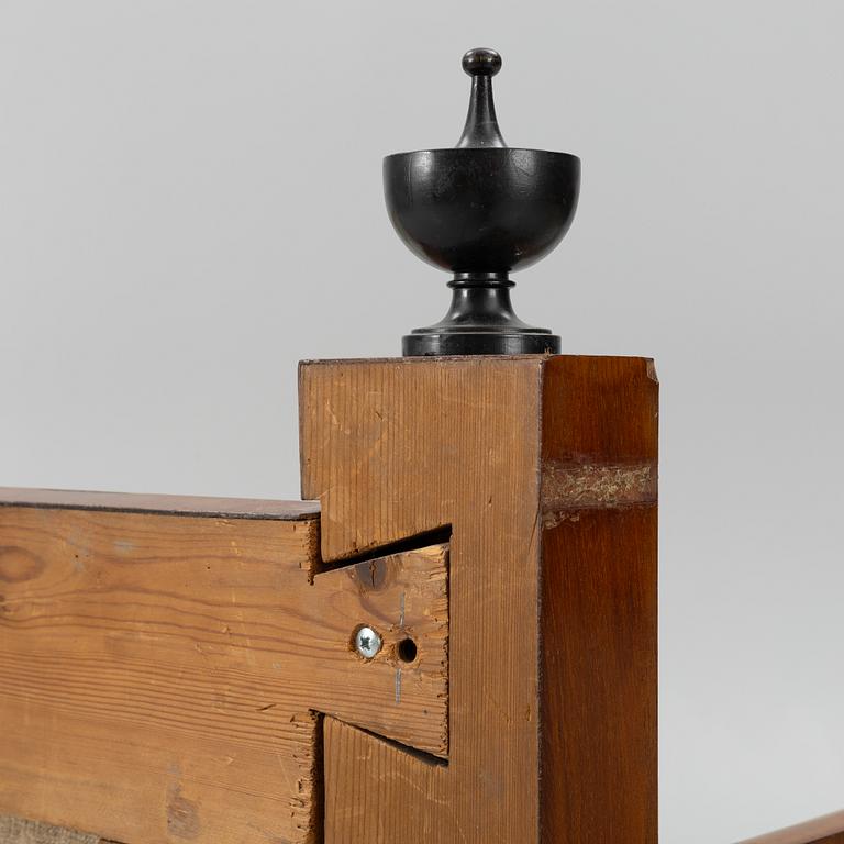 An Empire sofa, first half of the 19th century.