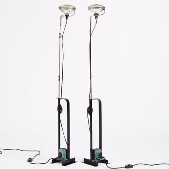 Achille Castiglioni, & Pier Castiglioni, a pair of "Toio" floor lamps, Flos, Italy, post 1963.