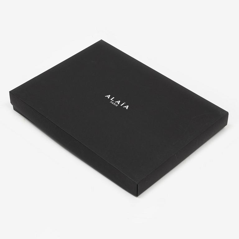 Alaïa, twin set bestående av kofta och linne, fransk storlek 38.
