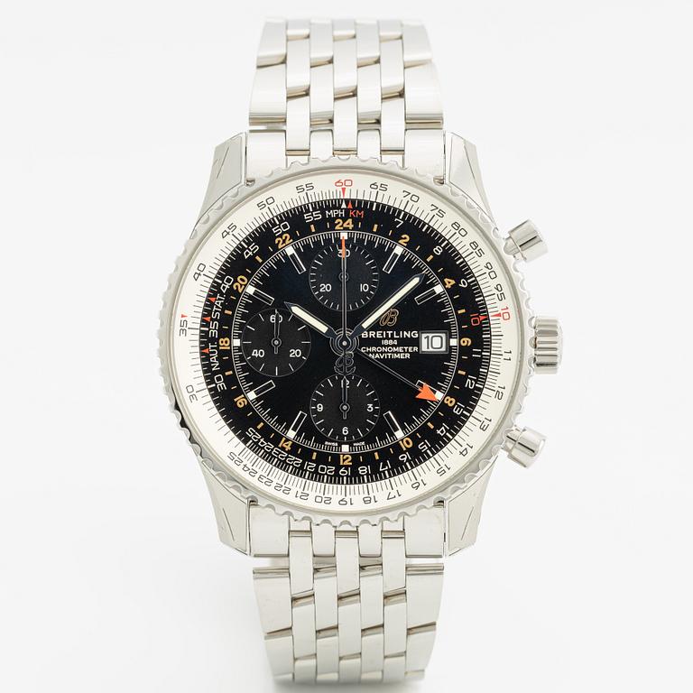 Breitling, Navitimer, Chronograph GMT 46, armbandsur, 46 mm.