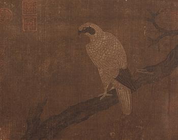 428. ALBUM, med 6 MÅLNINGAR/FRAGMENT. "Bei Song jing hua ce", Qing dynastin, troligen 16/1700-tal.