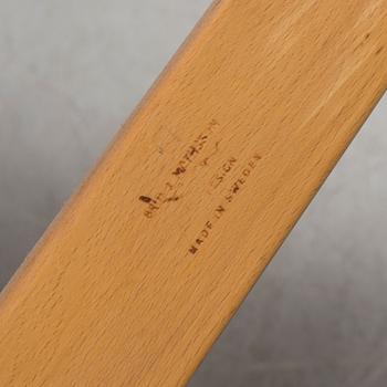 An armchair "Eva Hög", by Bruno Mathsson, 1972.