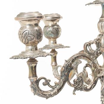 Kandelaber, silver, 1900-tal.