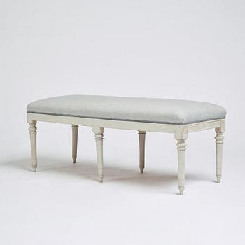 A Gustavian bench from Lindome by Anders Andersson.