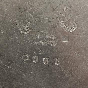 Skålfat 4 st 17/1800-tal tenn.