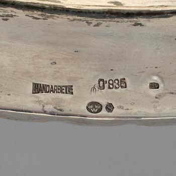 A four piece 20th century Art Deco silver coffee service.