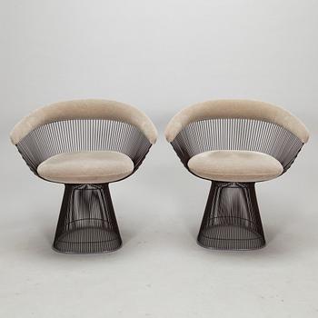 Warren Platner, fåtöljer, ett par, "Platner Side Chair", Knoll International, efter 1966.
