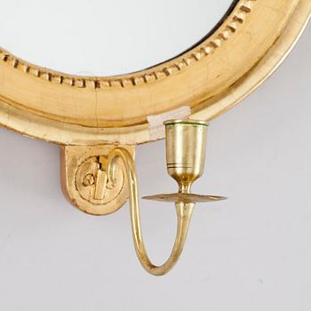 SPEGELLAMPETT, gustaviansk, märkt IÅ, Johan Åkerblad, verksam 1758-1799 i Stockholm.