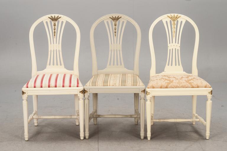 STOLAR, 12 snarlika. Gustaviansk stil, 1900/2000-tal.