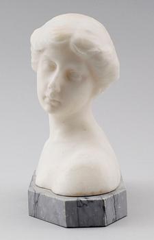 SKULPTUR, alabaster, 1900-talets första hälft.