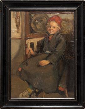 ELSA HAMMAR-MOESCHLIN, oil on canvas, relined, signed and dated -06.