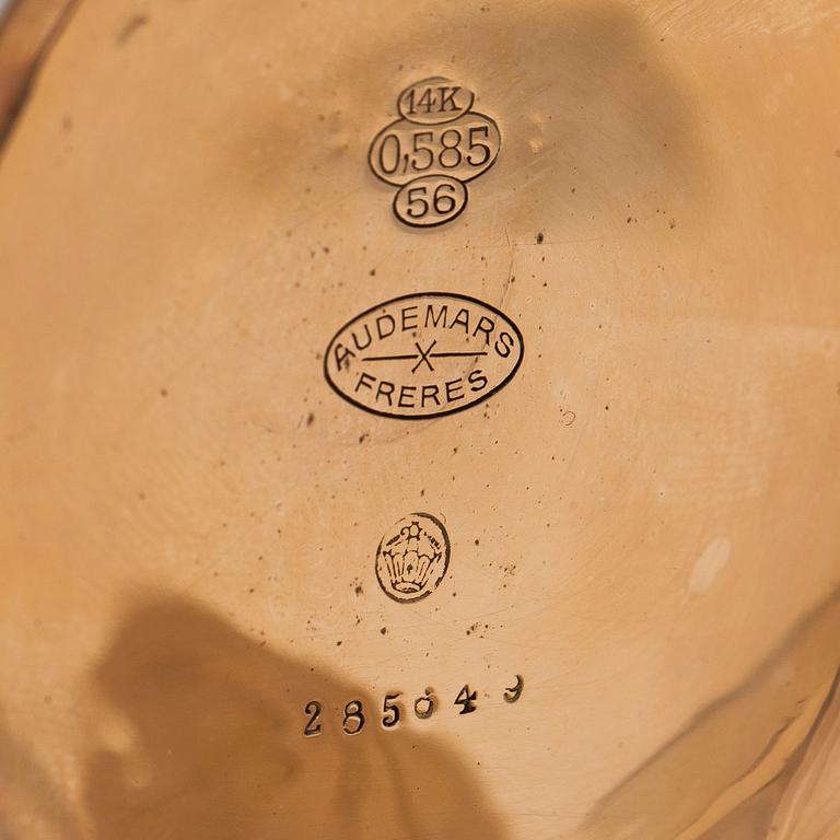 Audemars Frères, pocket watch, hunter, repeater, chronograph, 57 mm.