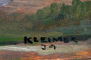AXEL KLEIMER, olja på pannå, sign o dat- 39.