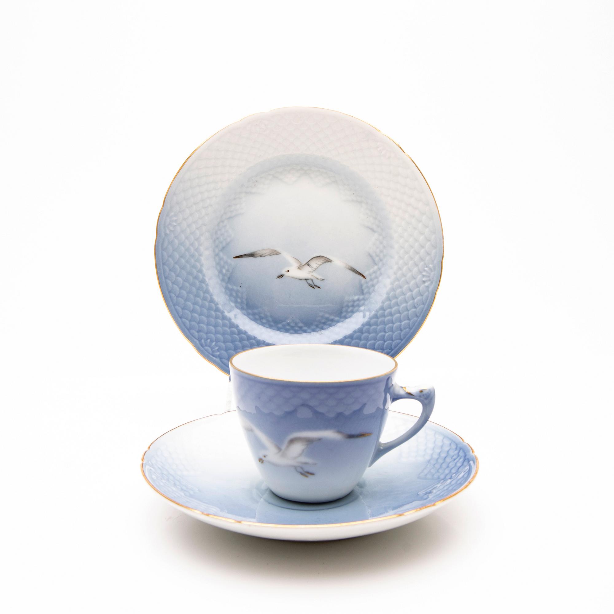 Bing & Grøndahl, Service 91 pcs "Måsen", Denmark, 20th century.