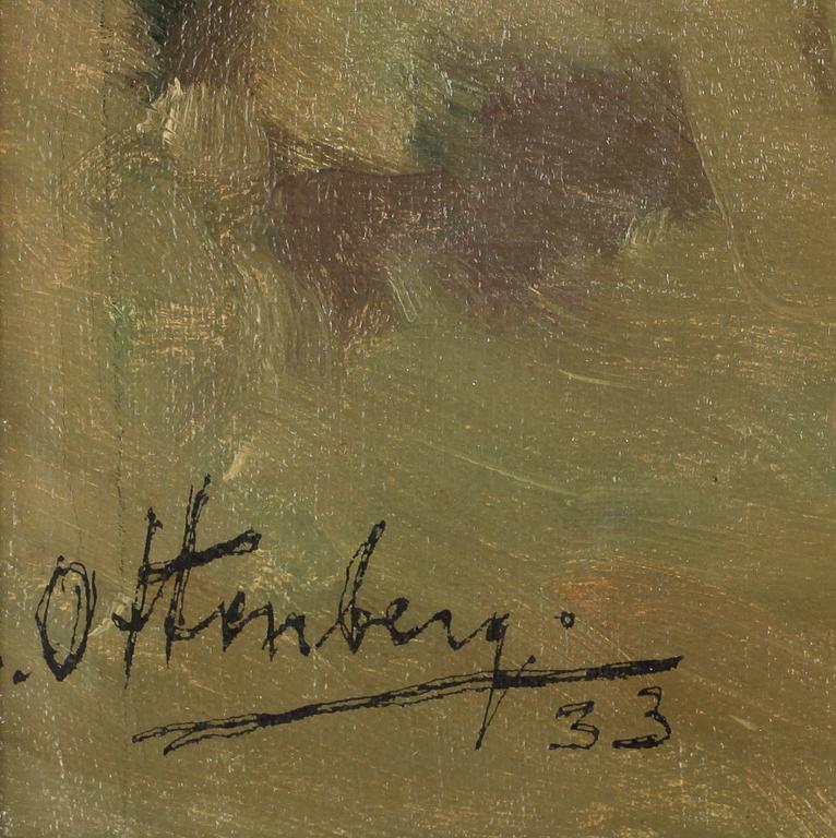 BORIS OTTENBERG, olja på duk, signerad och daterad -33.