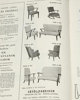 TIDSKRIFTER, Form, Svenska Slöjföreningens Tidskrift, 1950 och 1960-tal.