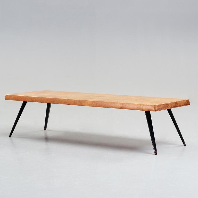 Charlotte Perriand, a coffee table/ "table basse", Ateliers Jean Prouvé, France ca 1962.