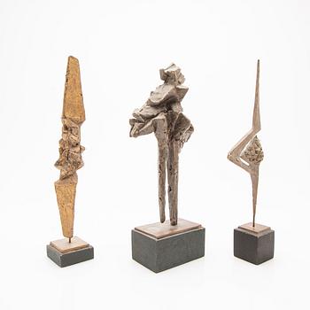 Wolfram Beck, skulptur/modell, 3 st.