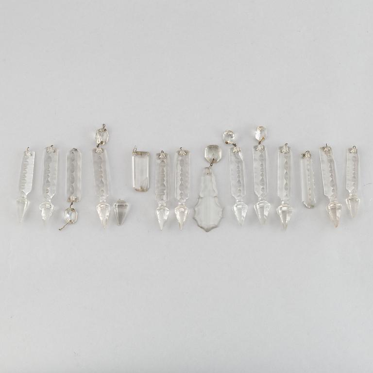 Ljuskrona, Oscariansk, omkring år 1900.