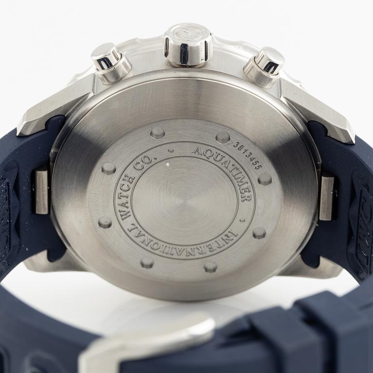 IWC, Aquatimer, chronograph, wristwatch, 44 mm.