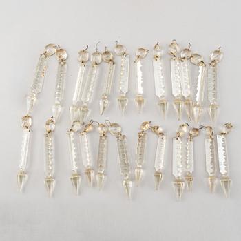 A pair of wall sconces from the late 19th century.