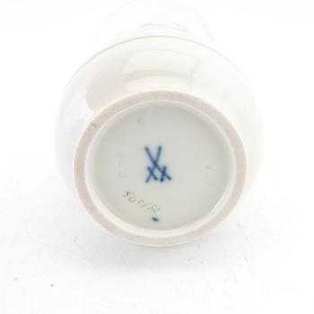 Servis 14 dlr  "Indische Malerei Grün", Meissen 1900-tal porslin.