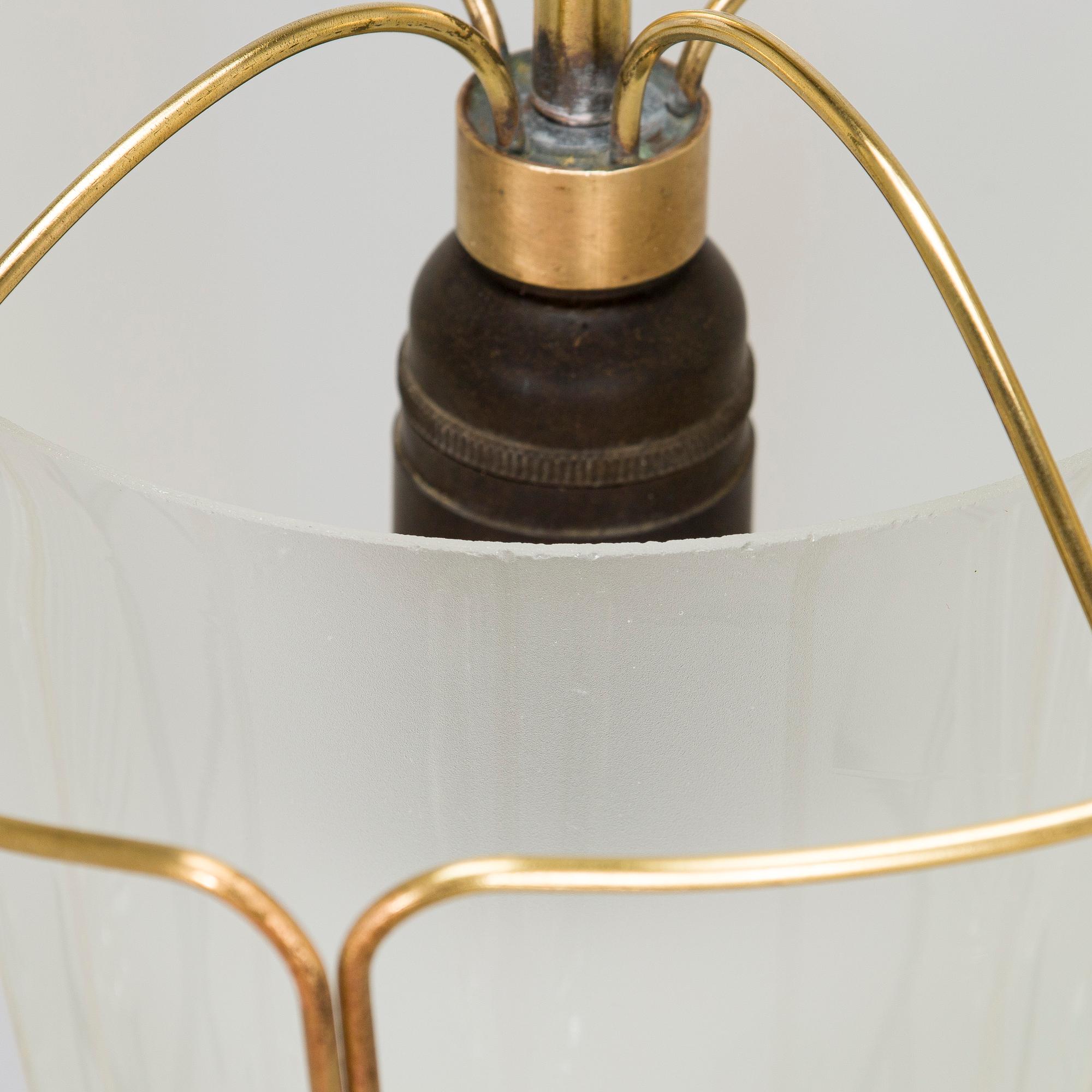 Lisa Johansson-Pape, taklampa, model 1304, Stockmann Orno 1950-tal.