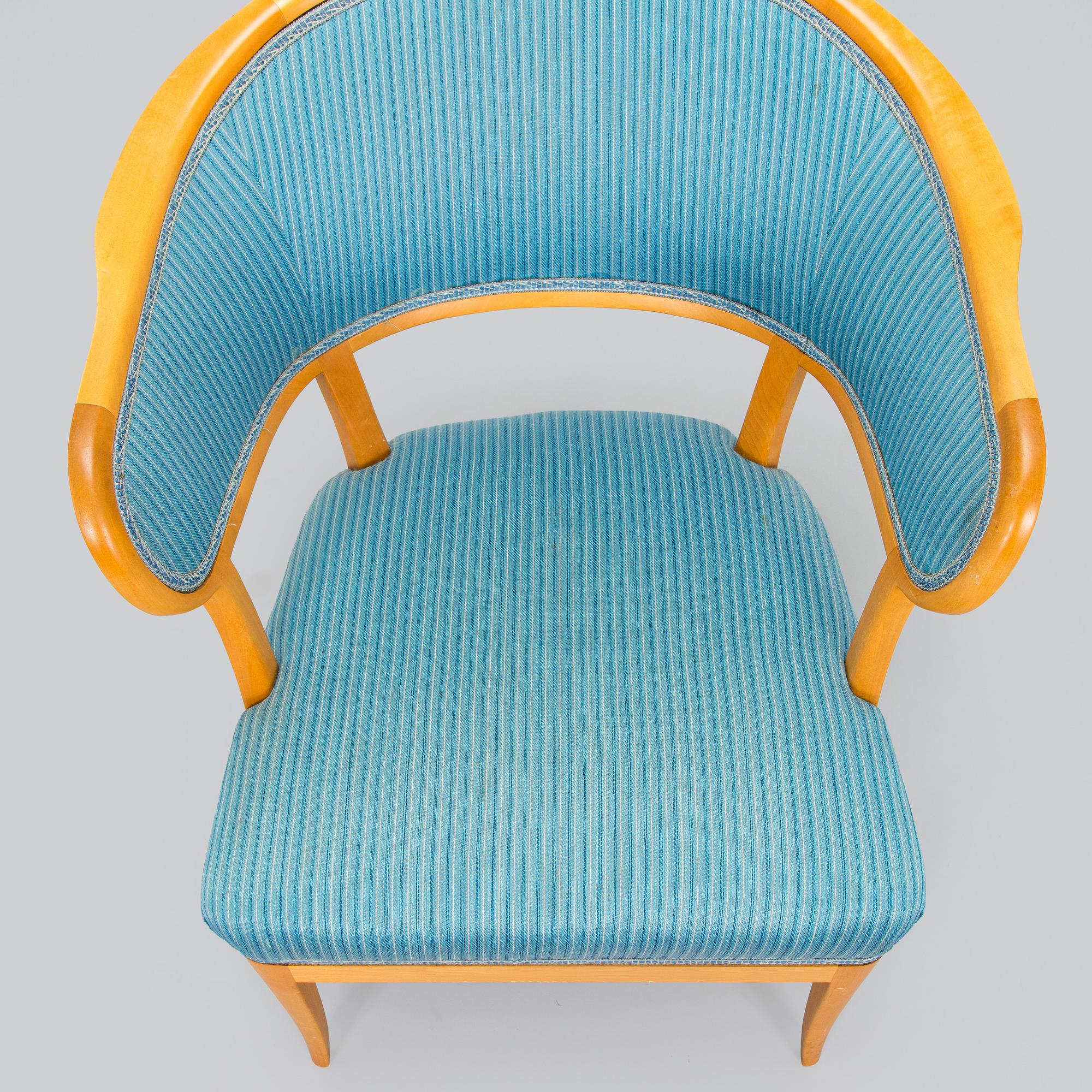 Carl Malmsten, an "Erik Gustaf" armchair, later part of the 20th century.