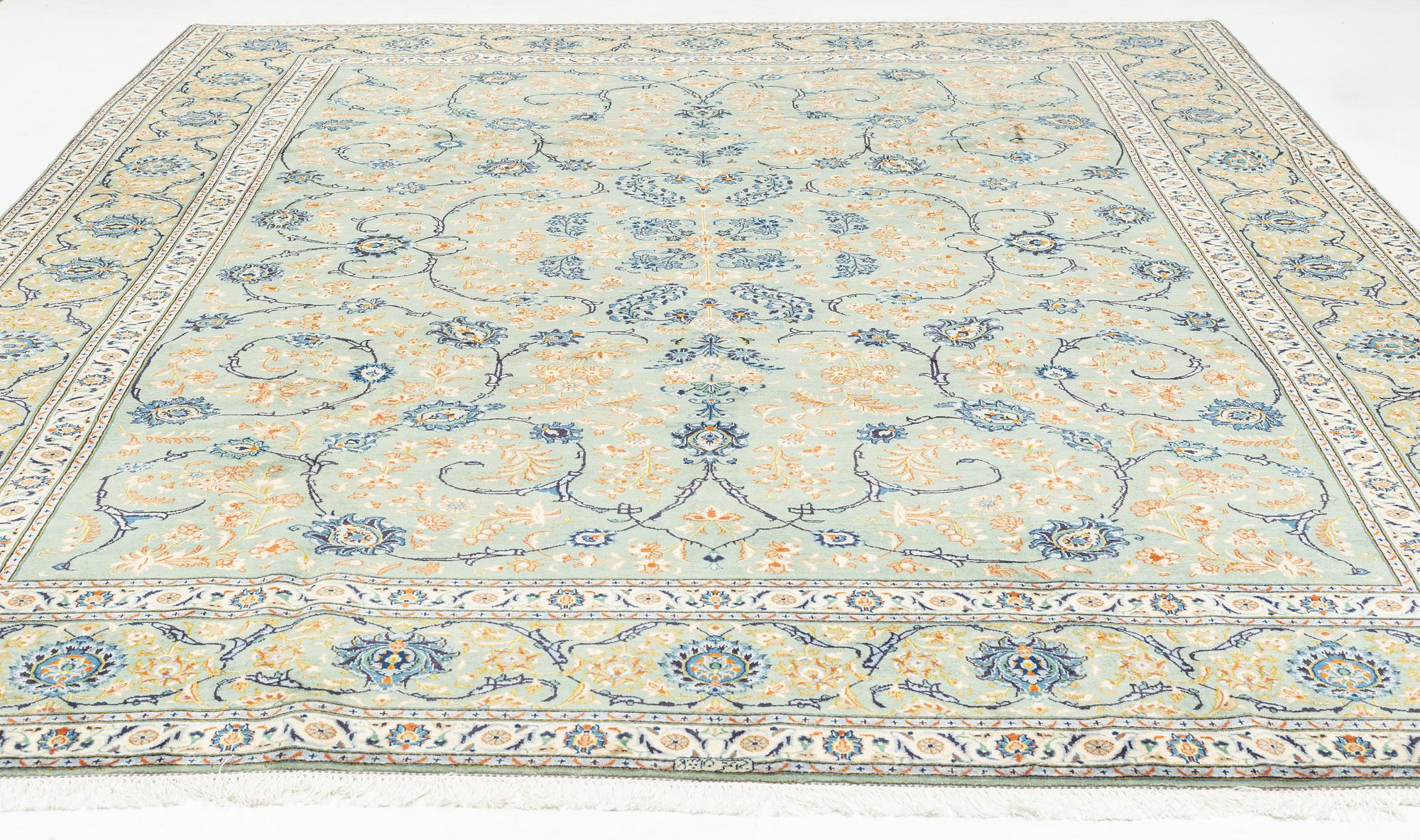Matta, Keshan, semi antik, s.k. Royal Keshan 407x288 cm.