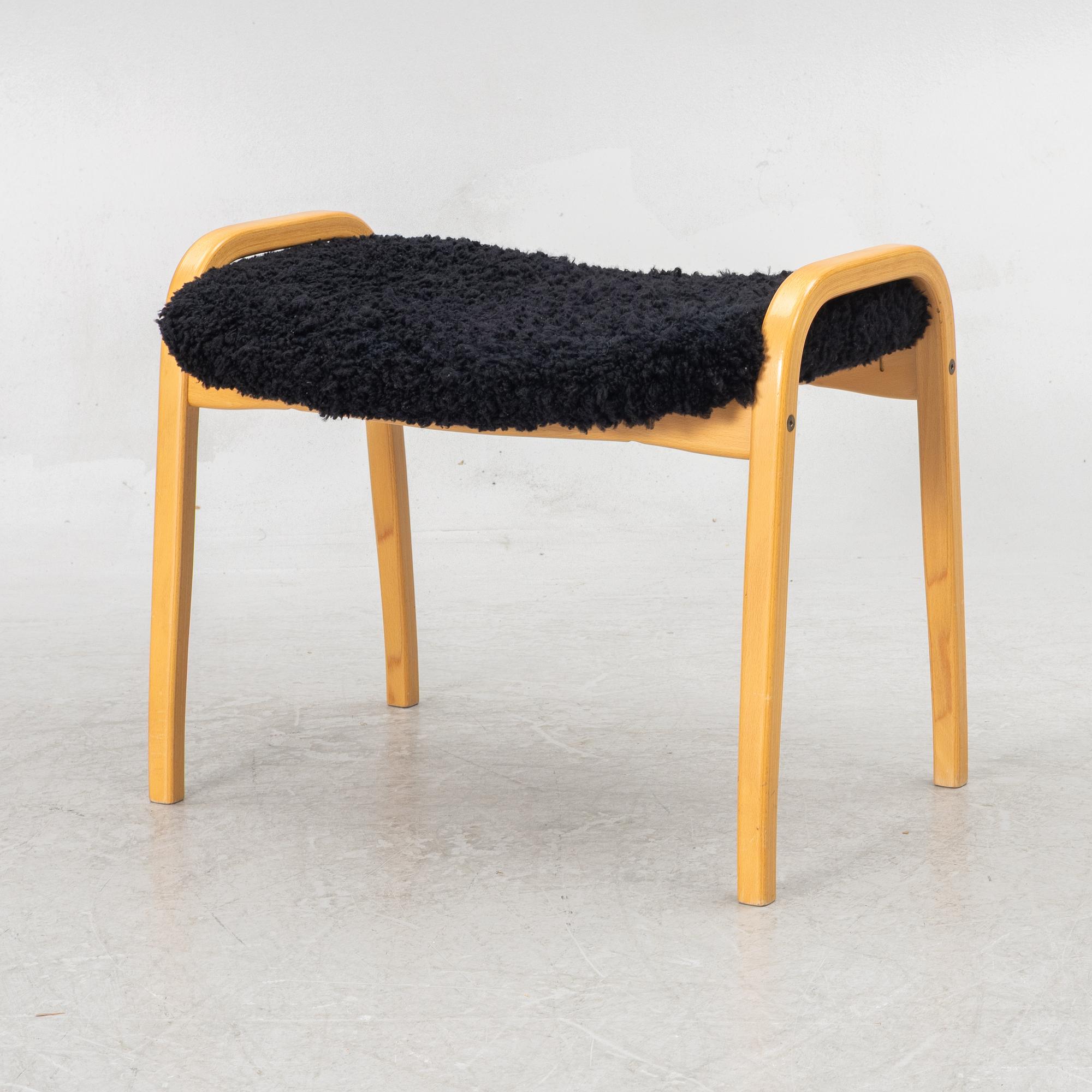 Yngve Ekström, footstool, "Lamino", Swedese.