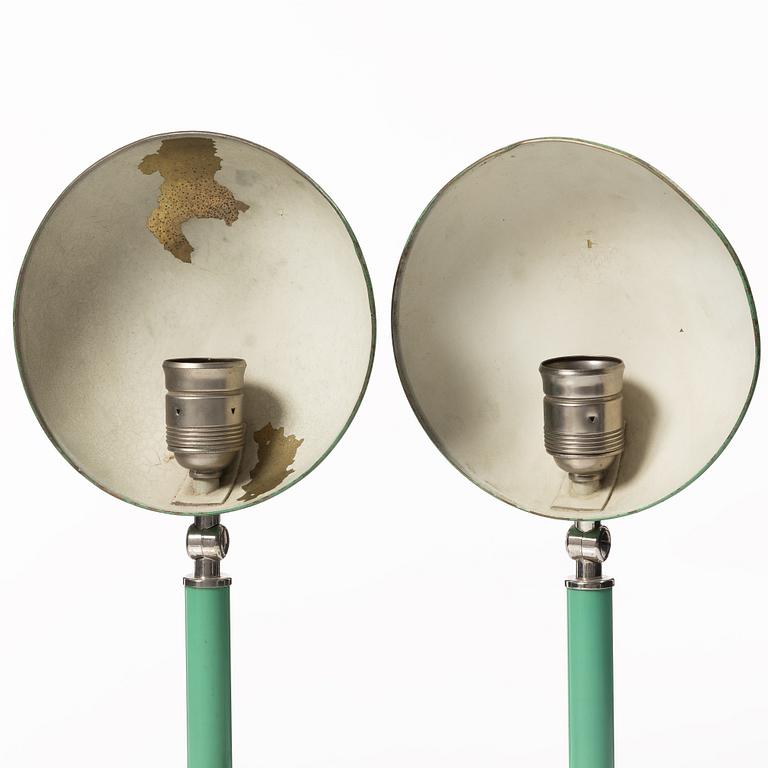 Erik Tidstrand, a pair of table lamps model "29359", Nordiska Kompaniet, 1930s.